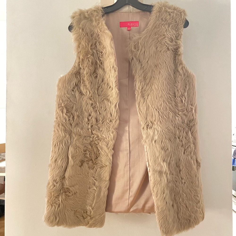 Plastic Island - Genuine Lamb Fur Vest